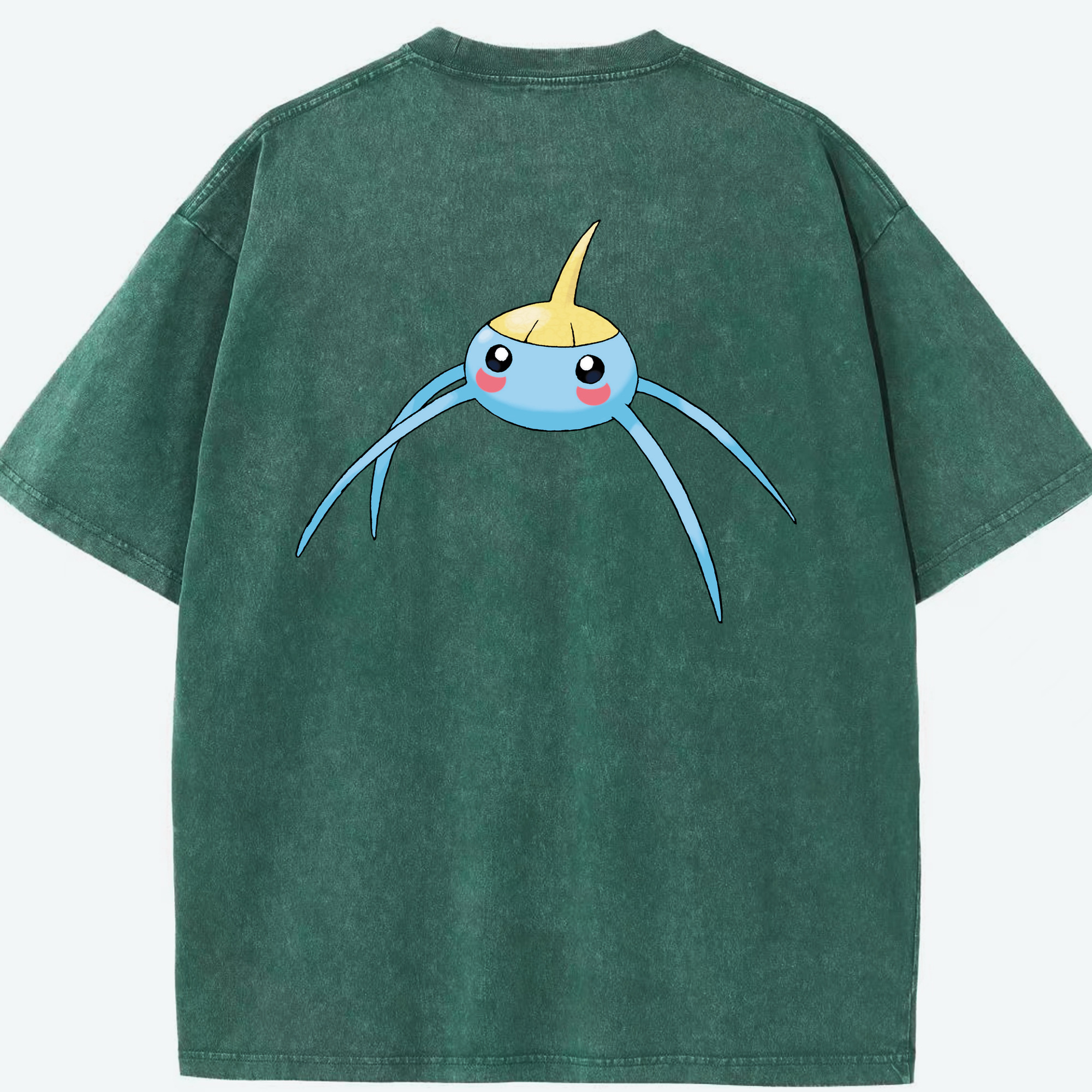 （画像用） ポケットモンスター Pokémon 綿100% ヴィンテージ風 半袖Tシャツ（背面プリント）